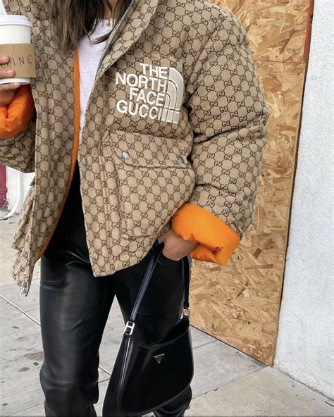 gucci north face monogram puffer|Gucci north face shop.